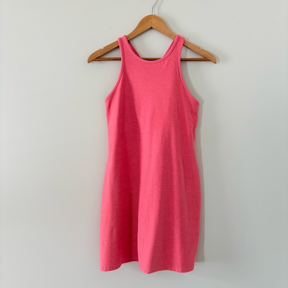 BEYOND YOGA Spacedye Under Lock And Key Dress In Pink Crush Athletic Size Large - Picture 13 of 14